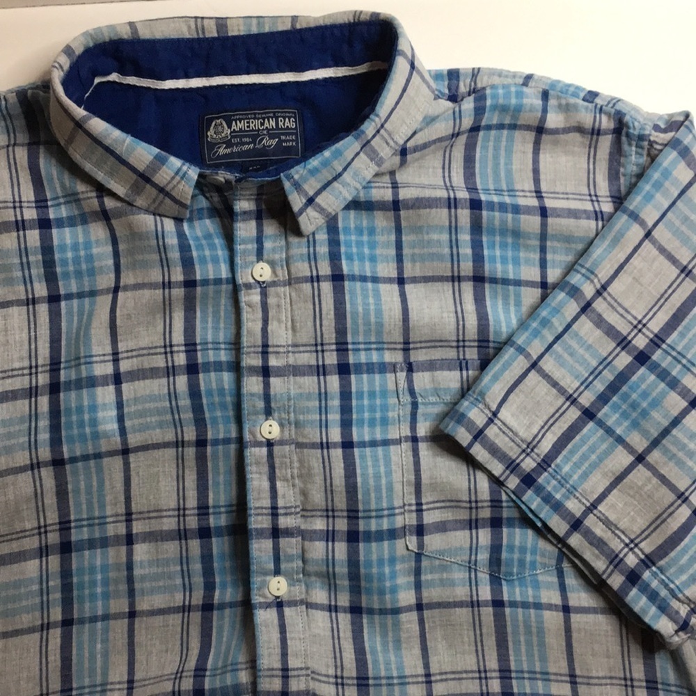 American Rag short sleeve shirt size XL Lined